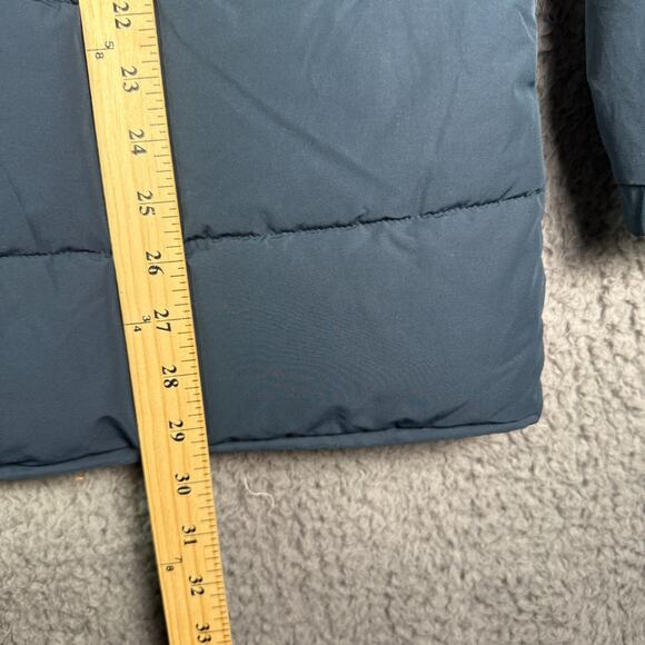 Barbour Quilted Enkle Storm Force Jacket Mens XL Navy Blue Full Zip Puffer - Picture 10 of 10